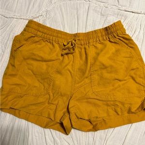 J. Crew pull on short - mustard yellow